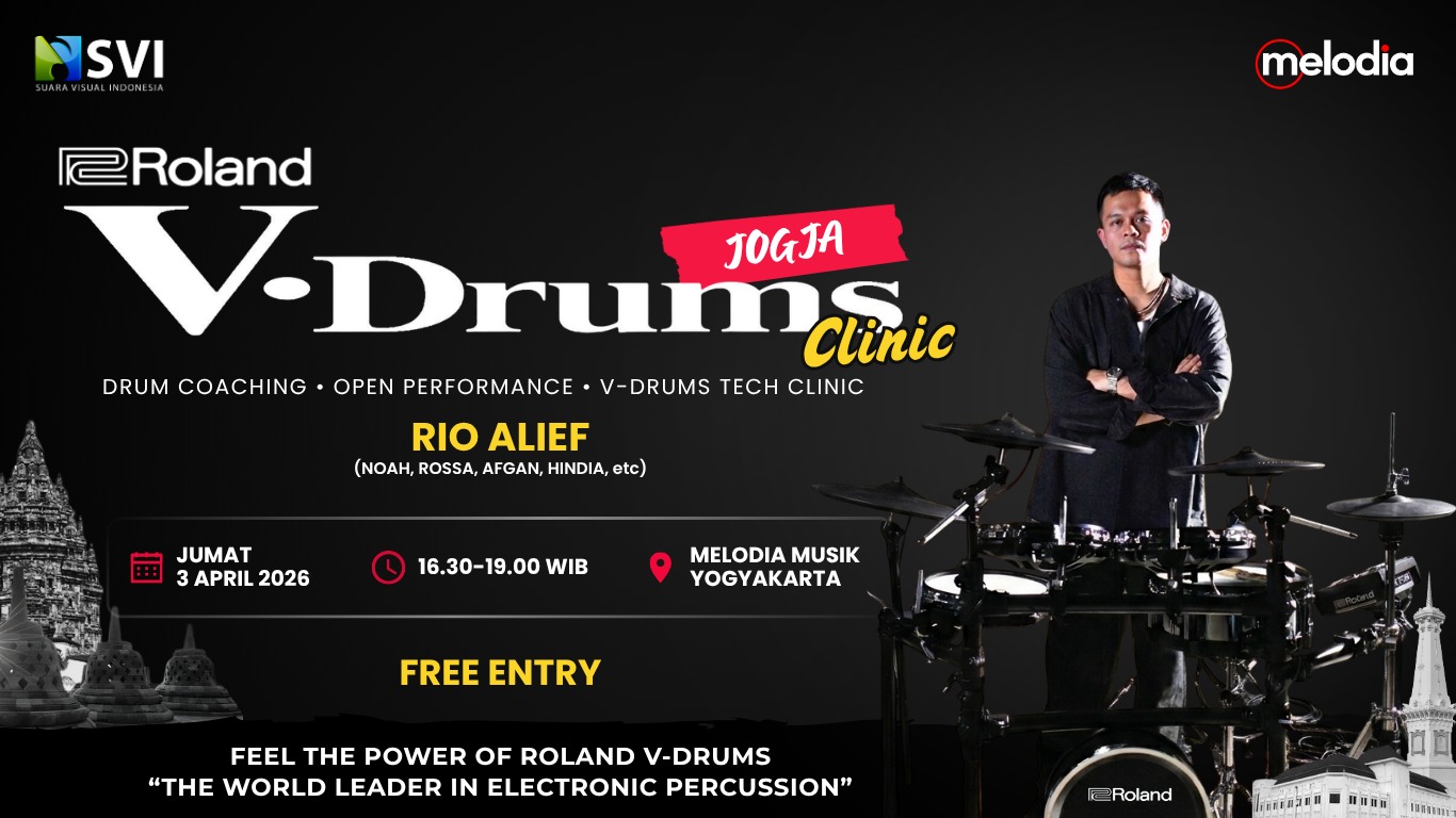 Roland V-Drums Jogja Clinic 2026