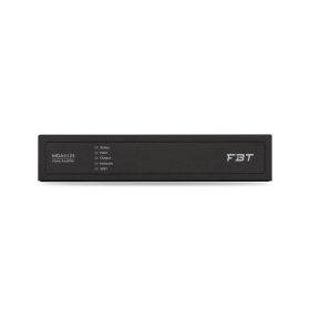 FBT MDA4125 - 4-Channel 125W at 4-Ohm 70V/100V Power Amplifier with Analog/Digital Inputs and WiFi Access Point in Black Finish