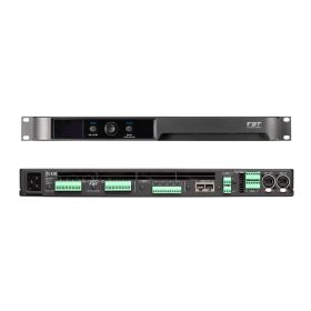 FBT Miura 1208I - 8-Channel 150W at 4-Ohm 70V/100V Digital Networked Power Amplifier with DSP and OLED Display in Black Finish