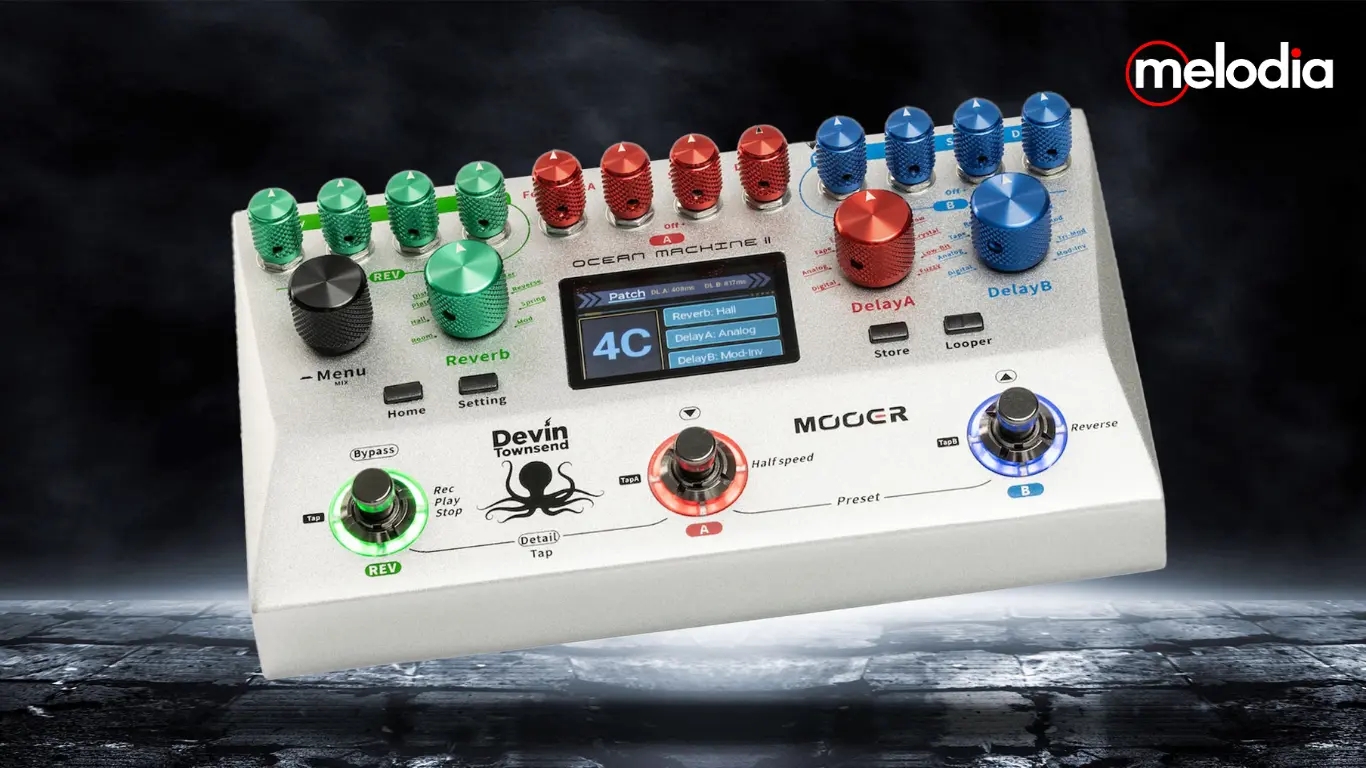 Mooer Ocean Machine II Devin Townsend Signature Dual Delay & Reverb Pedal