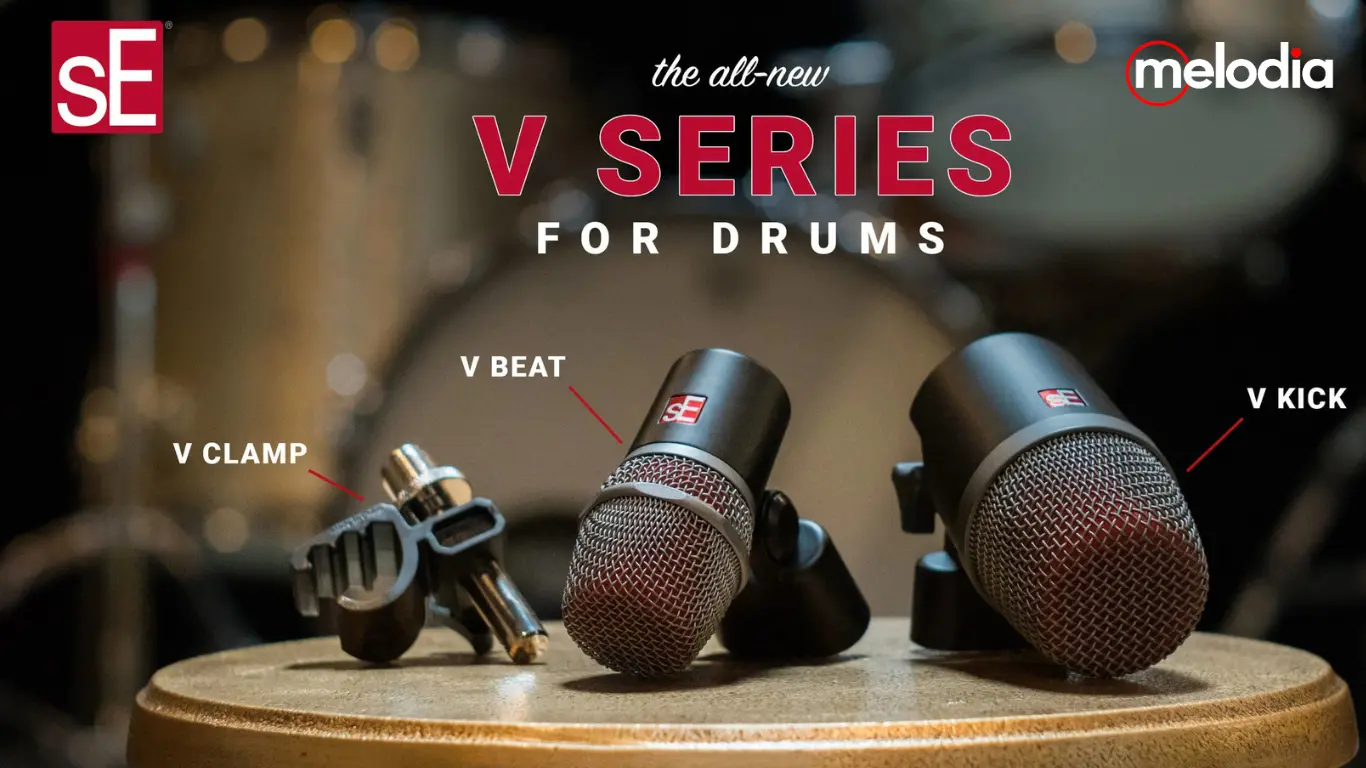 SE Electronics V Pack Club Drum Mic Package: Paket Mikrofon Drum Lengkap untuk Sound Profesional Tanpa Ribet