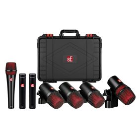 sE Electronics V Pack Arena Drum Mic Package - All Black