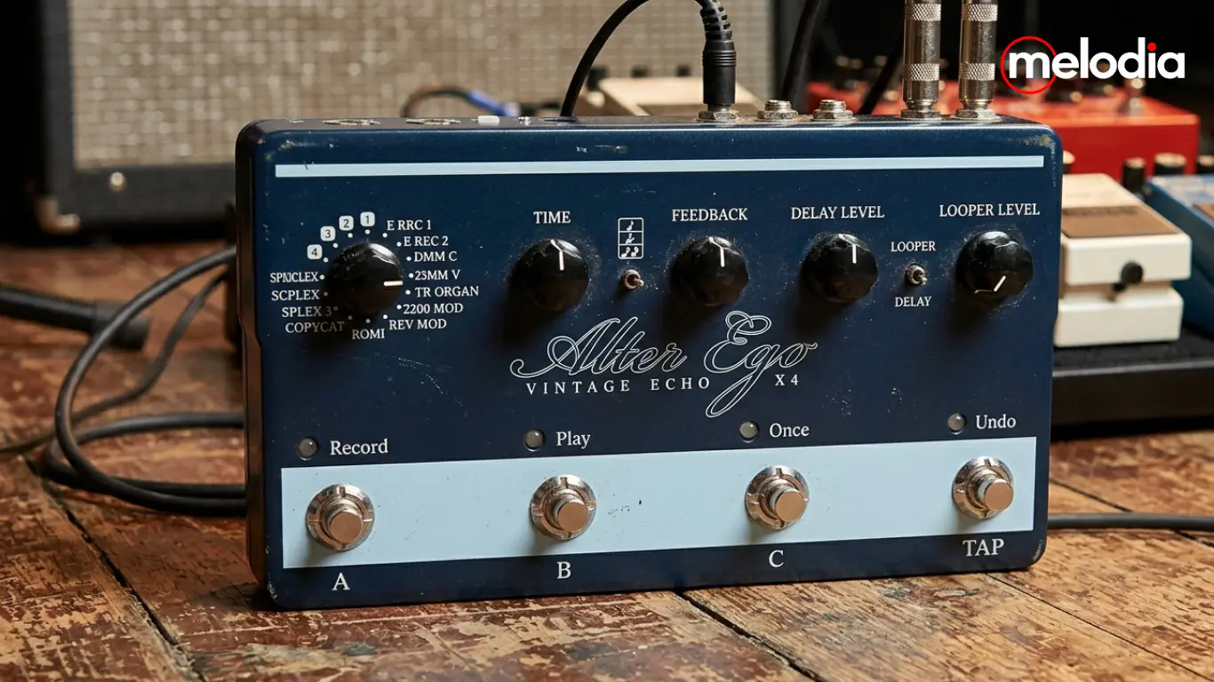 TC Electronic Alter Ego X4 Vintage Echo: Pedal Delay Vintage dengan Karakter Legendaris dan Tone Paling Musikal