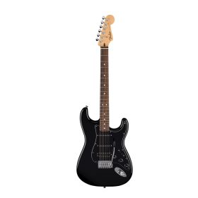 Fender Standard Stratocaster HSS Electric Guitar Laurel FB Black 026-6441-506