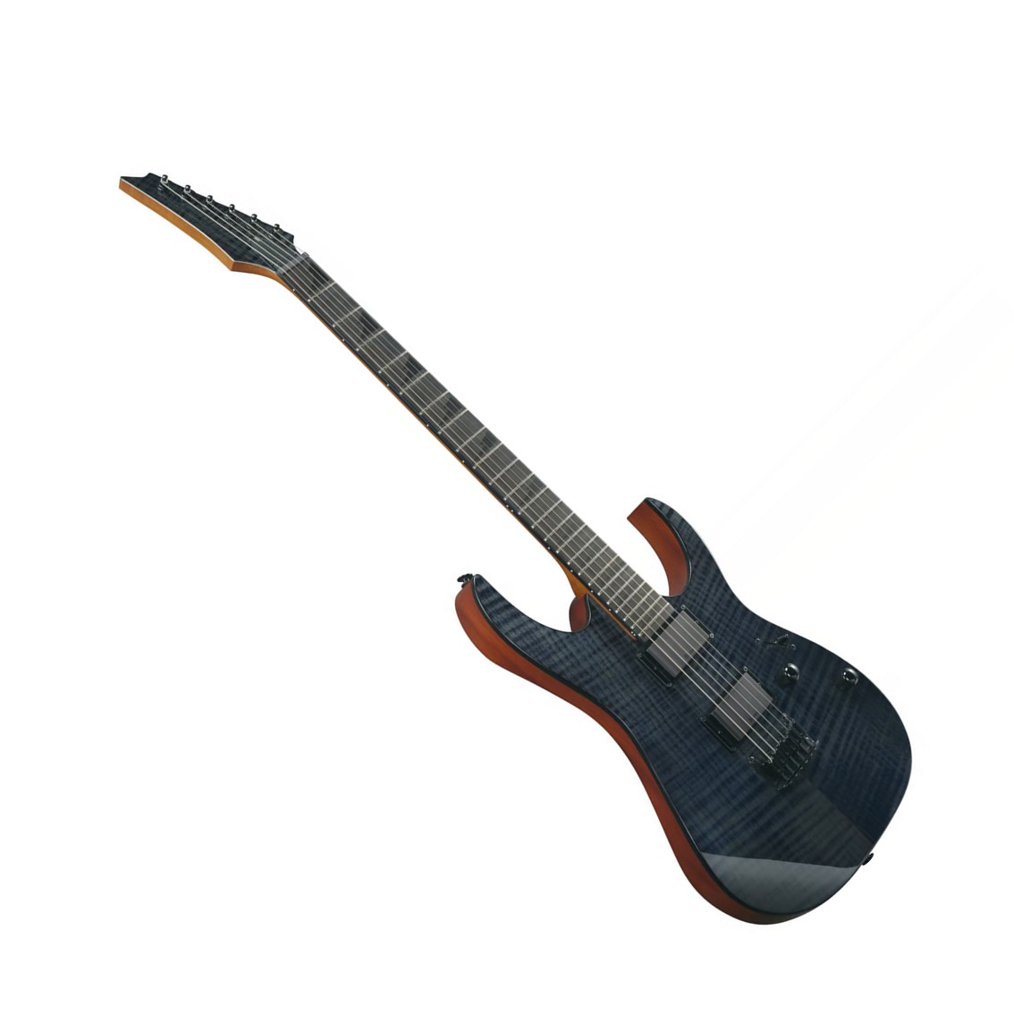 Ibanez GRGR221FA-TDK Electric Guitar, Transparent Indigo Black - Gambar 2