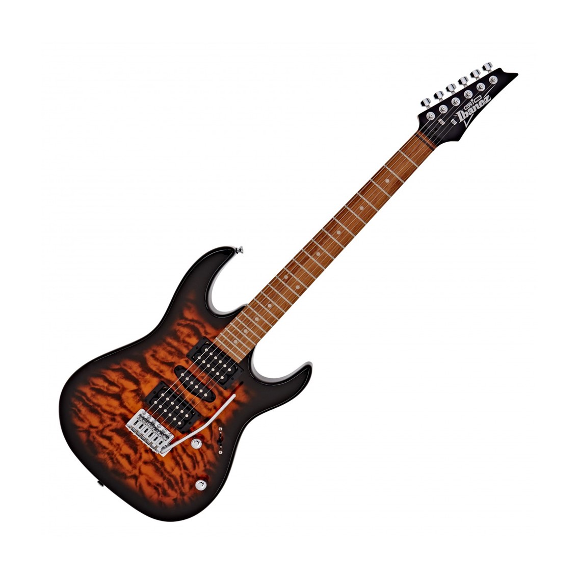 Ibanez GRX70QA-SB Electric Guitar, Sunburst