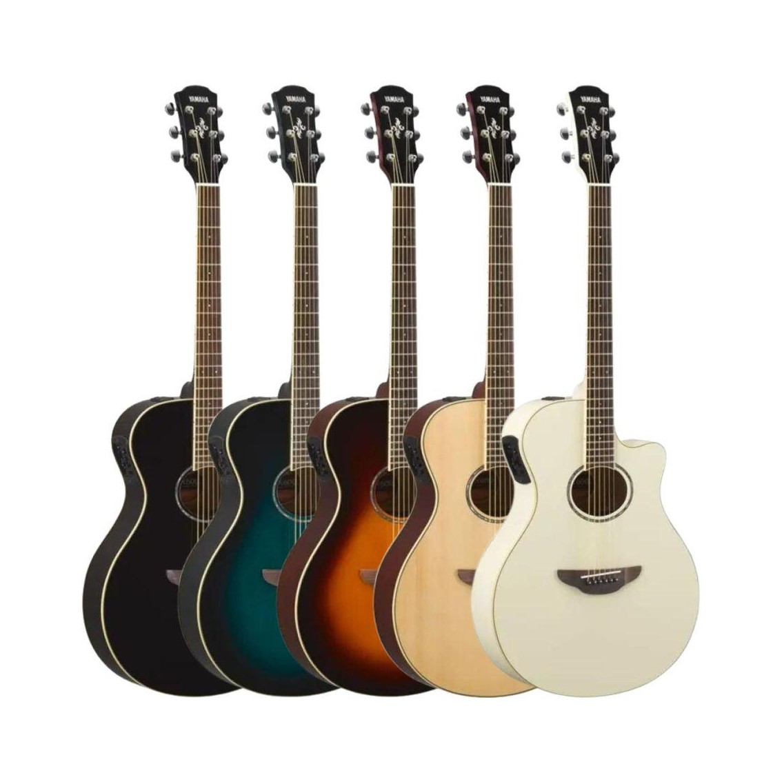 Yamaha APX600 BL Acoustic Electric Guitar - Black - Gambar 3