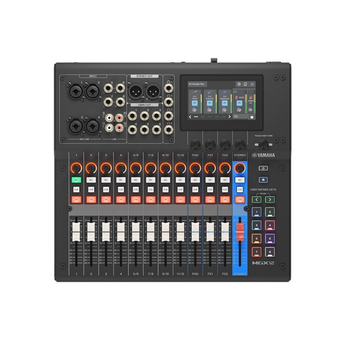 Yamaha MGX12B Digital Mixer - Black - Gambar 2
