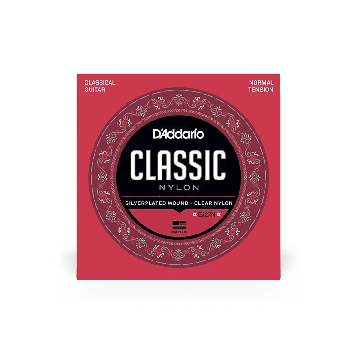 D.ADDARIO EJ27N Nylon 0280-043 Normal Tension Student Clasical Strings