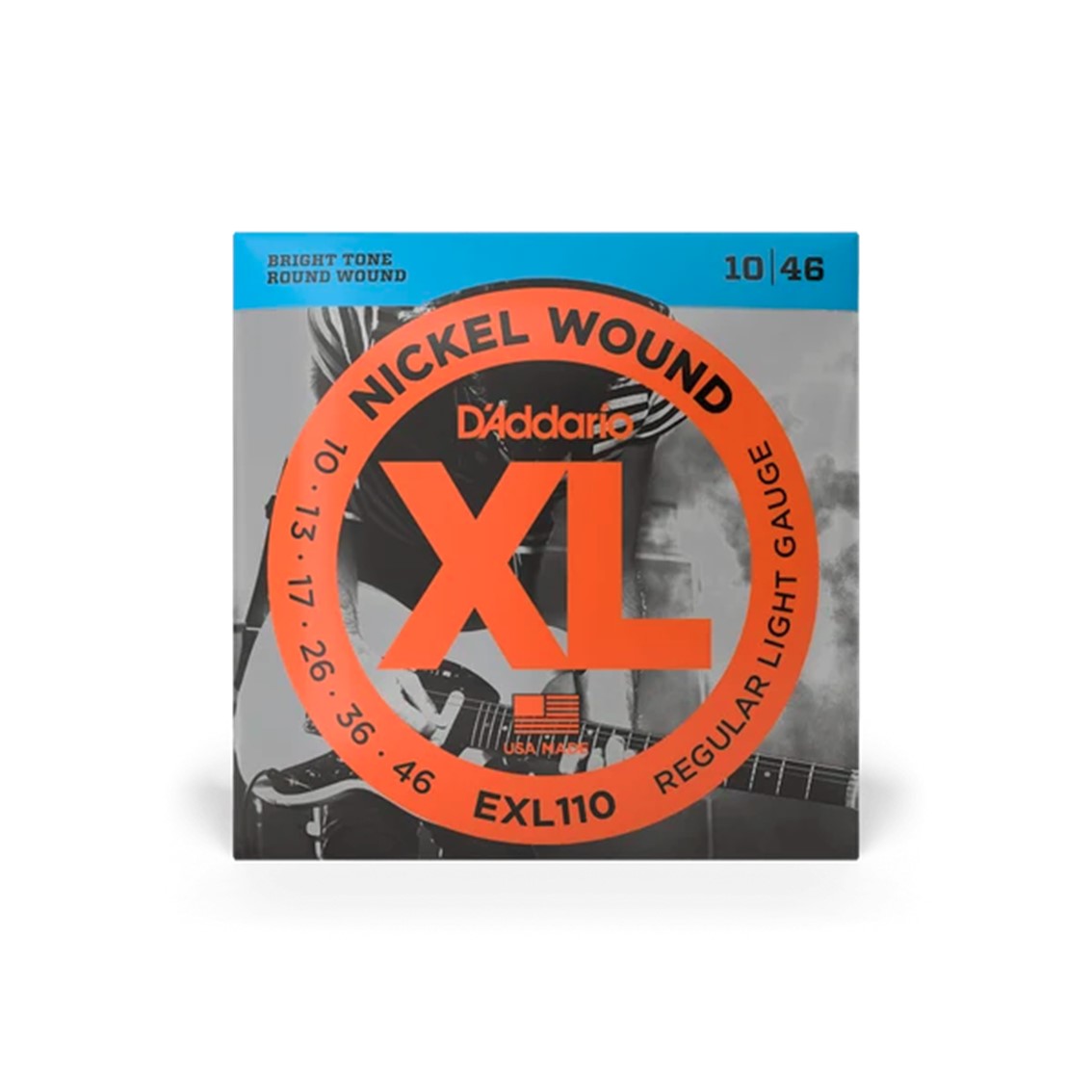 D.ADDARIO EXL110 Nickel Wound 010-046 Regular Light Electric Guitar Strings
