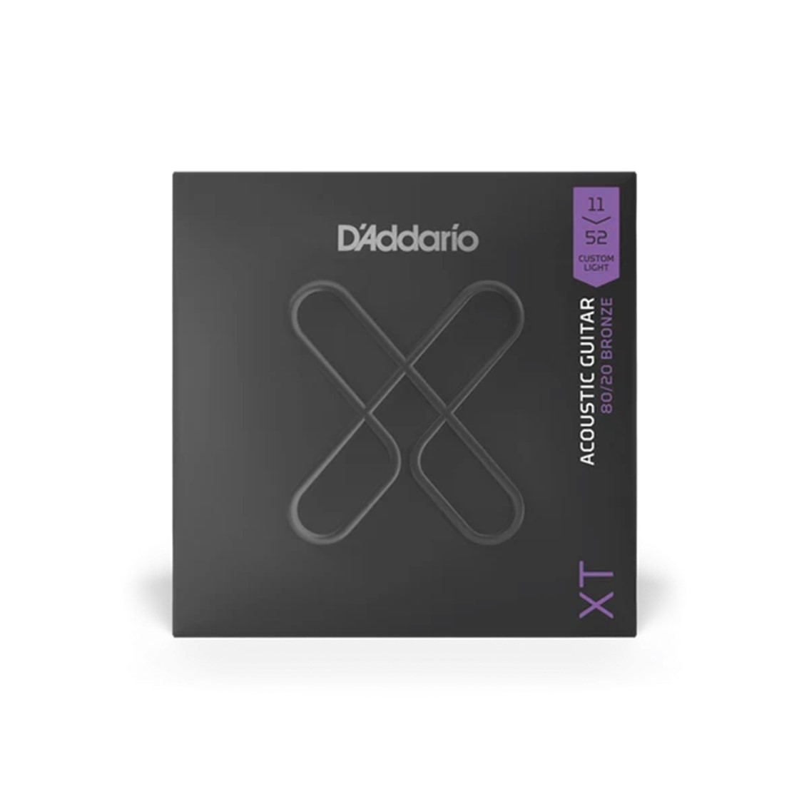 D.ADDARIO XTABR1152 80/20 Bronze 011-052 Custom Light Acoustic Guitar Strings