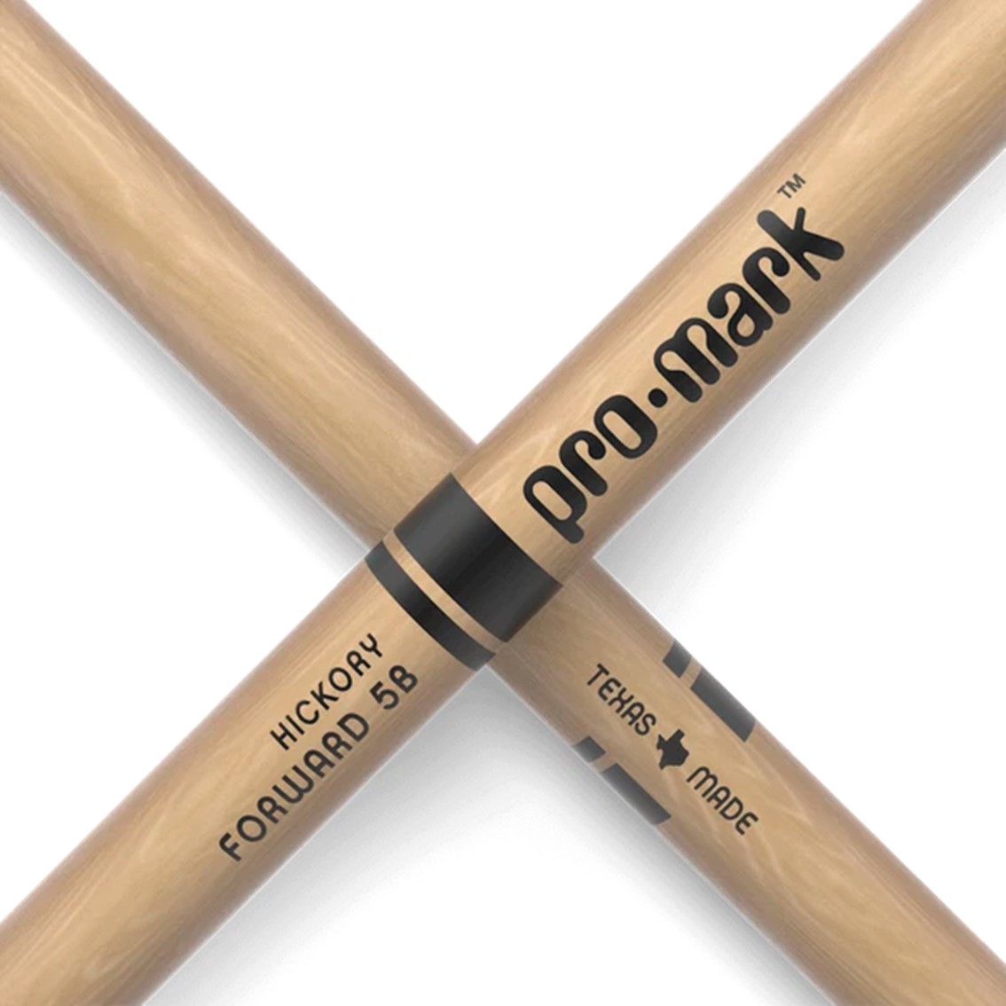PRO MARK Drumstick Hickory 5B Wood Tip - Gambar 2