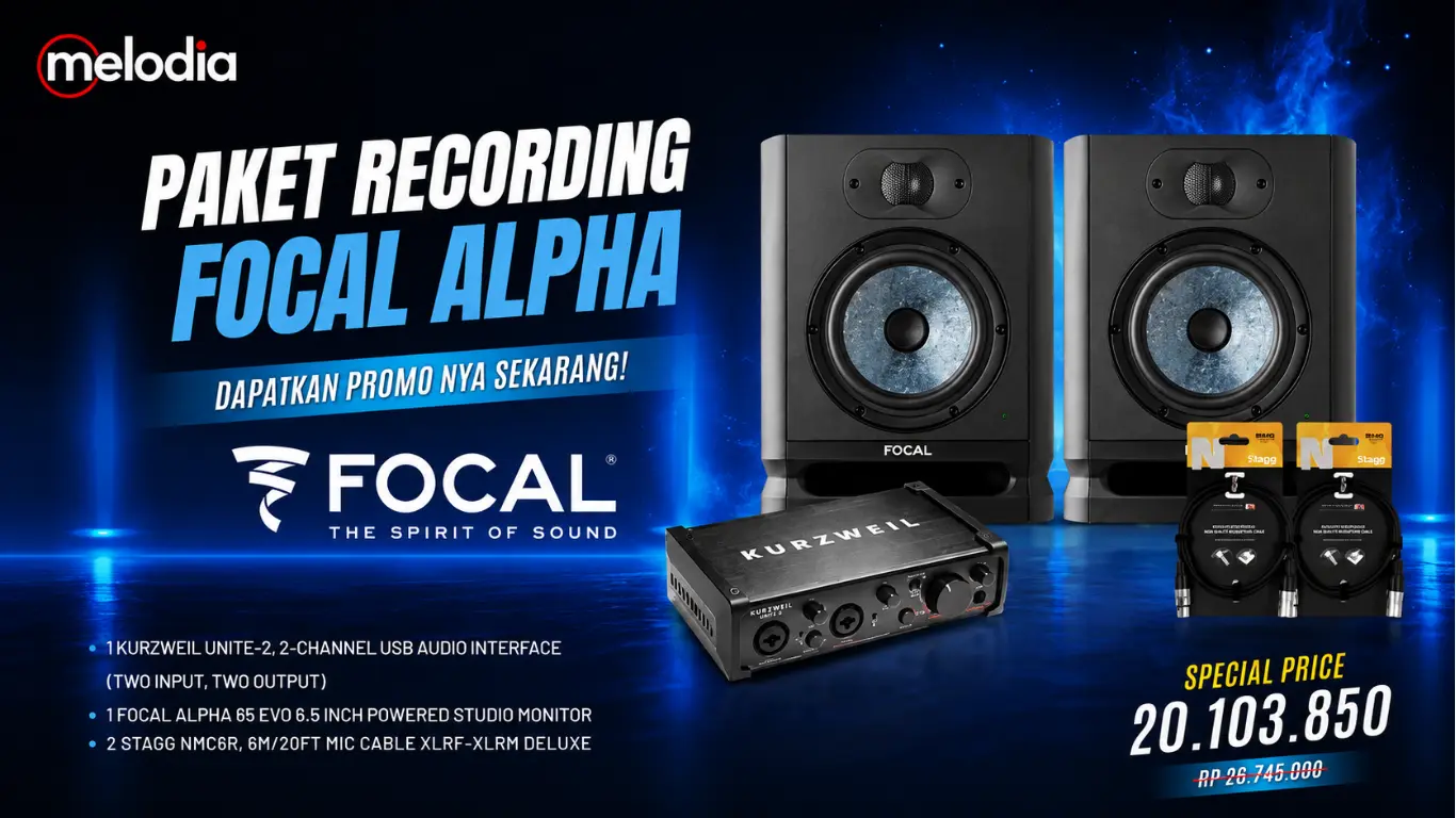 Promo Paket Recording Focal Alpha di Melodia Musik, Solusi Praktis untuk Studio Rekaman