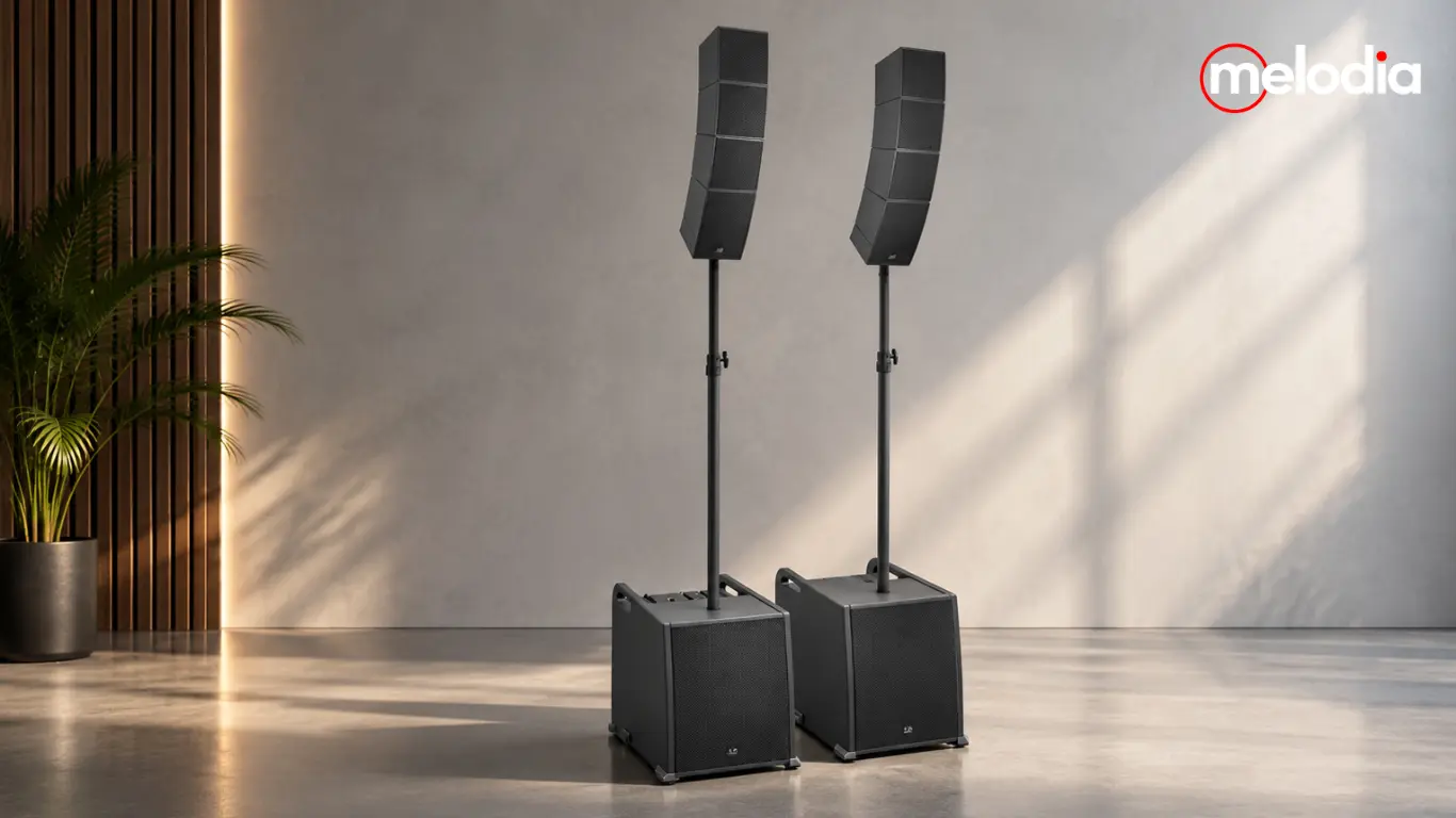 LD Systems CURV 500 PS: Portable Array System 920 Watt RMS untuk Event