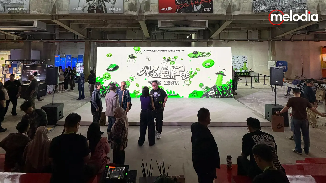 Melodia Official Support JICAF 2026 Dukung Audio dan Visual di Area Acara