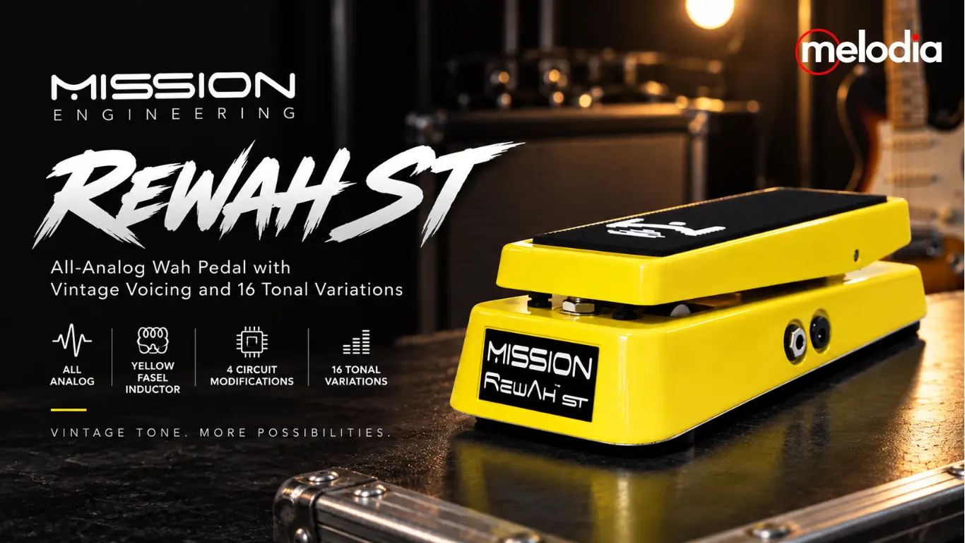 Mission Engineering RW-ST: Wah Pedal Analog Vintage dengan 16 Variasi Tonal