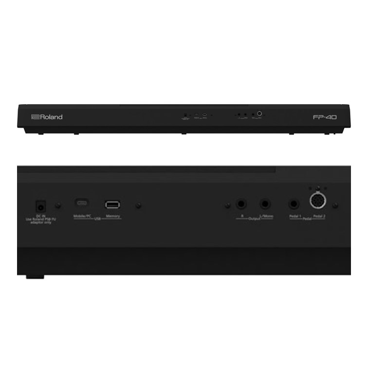 Roland FP-40 Digital Piano with Speakers - Black - Gambar 3